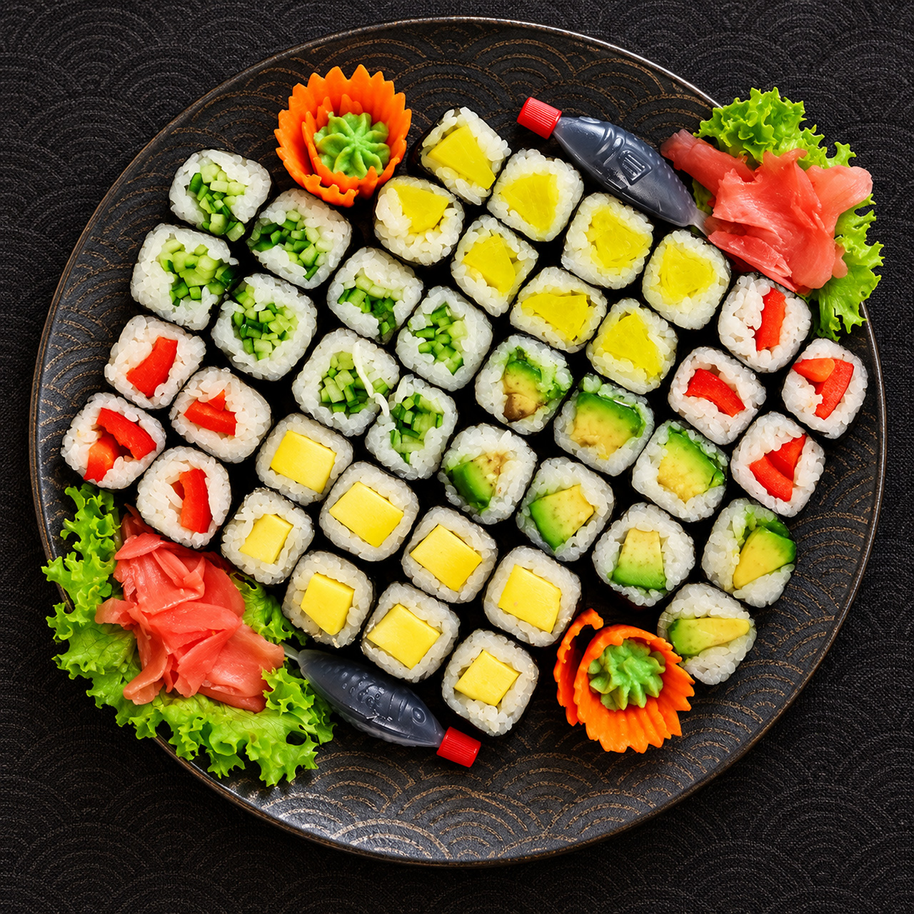 Vegetarische Sushi Box 16